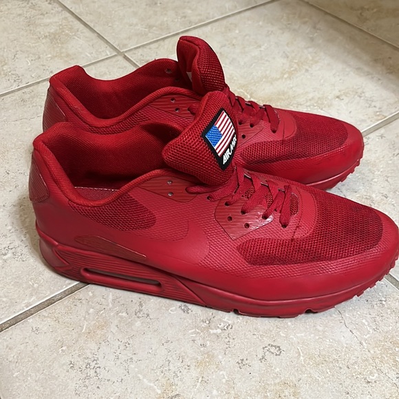Nike air max 90 hyperfuse Independence red. - Picture 3 of 8